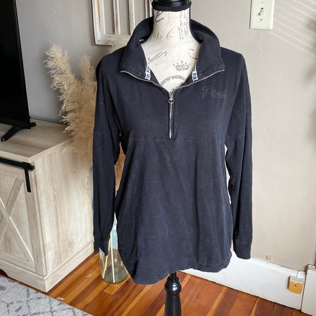 Pink | Half Zip Pullover